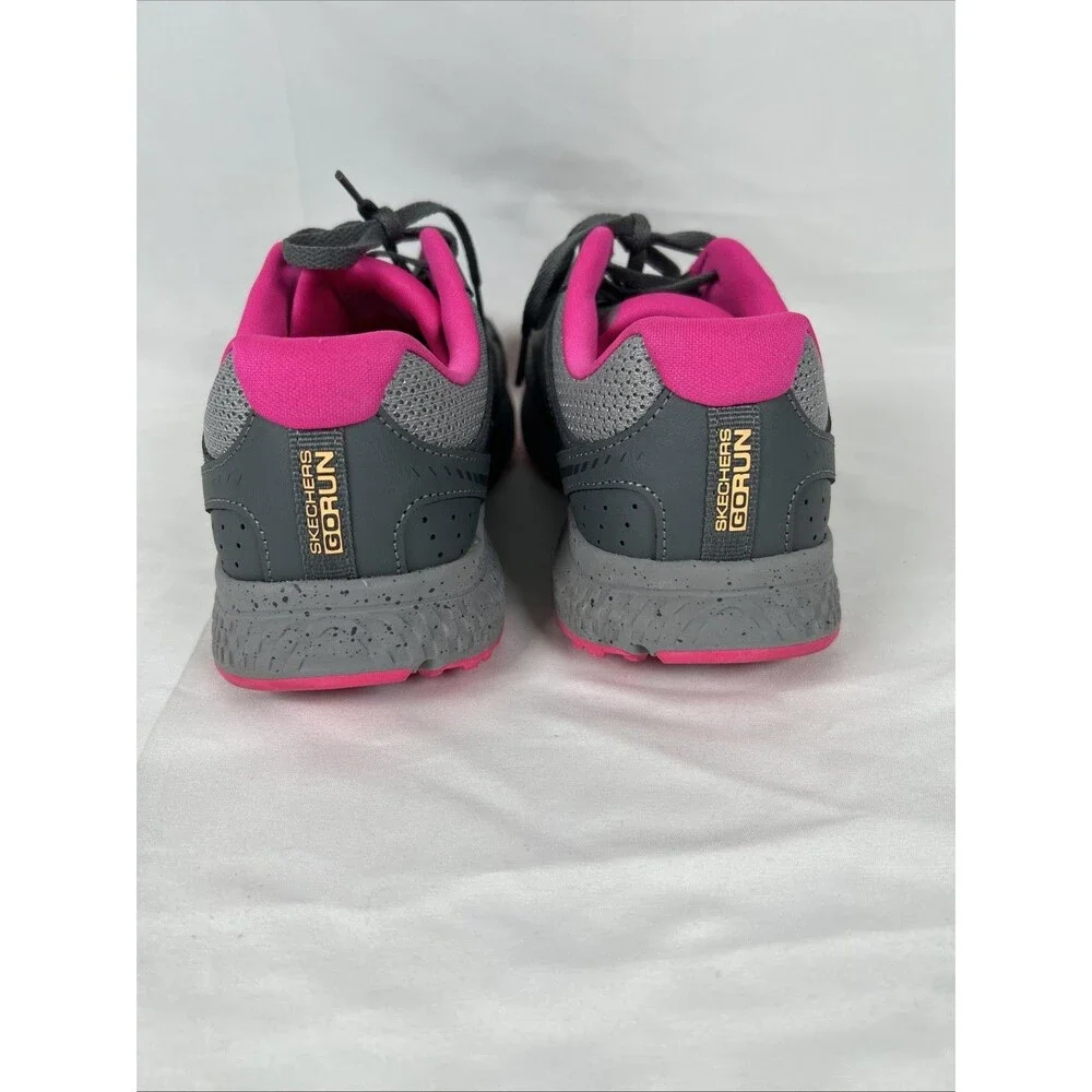 Skechers Go Run Consistent Vivid Horizon Sneaker Women’s WIDE 8 Gray Pink